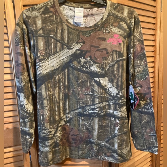 Mossy Oak Tops - Mossy Oak Break-Up Infinity Camouflage Long-Sleeved Tee Shirt